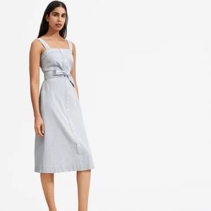 Everlane 100% cotton striped dress size 2